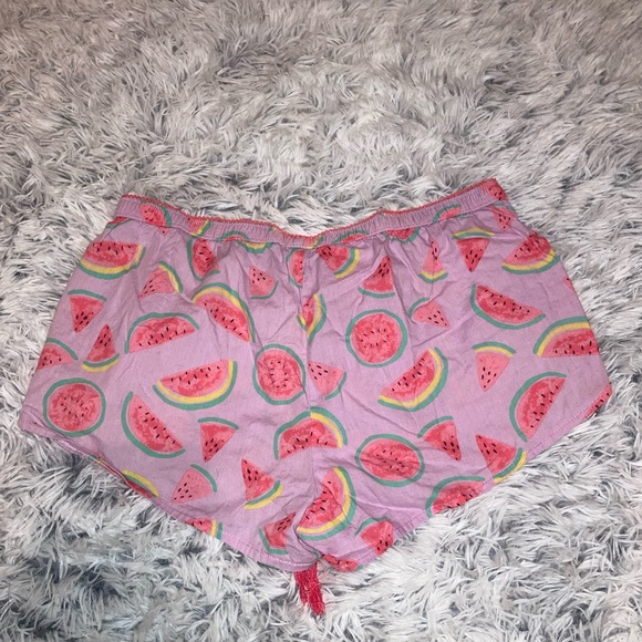 EUC AE Aerie Pink Watermelon Sleep Shorts Size M - Picture 4 of 4